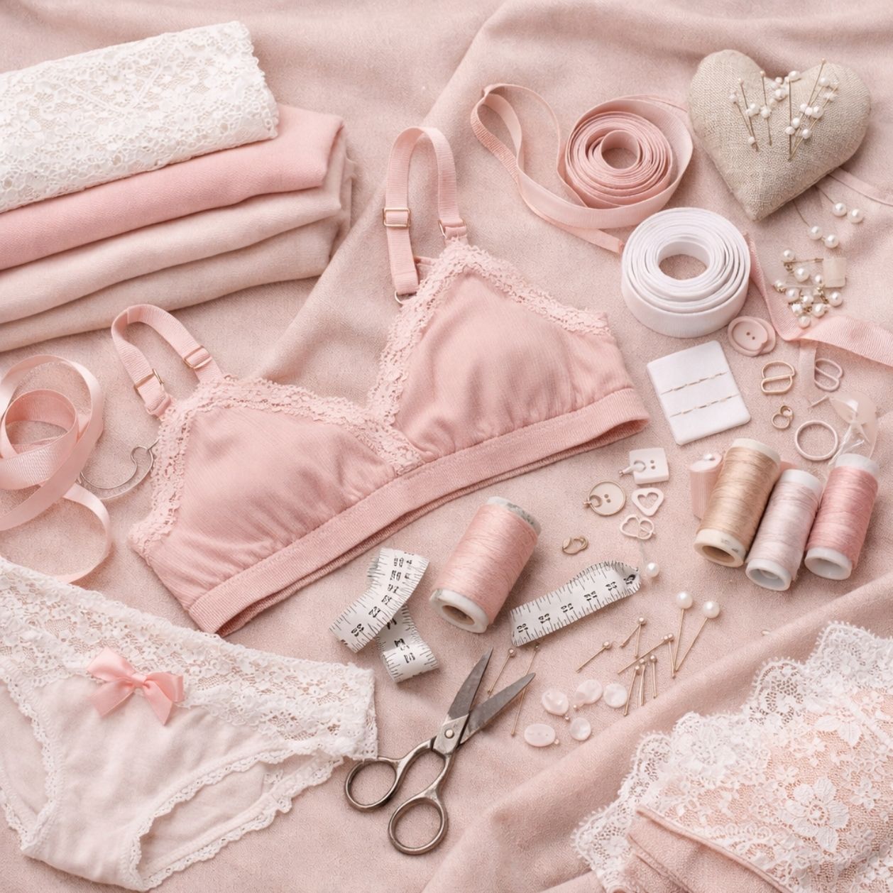 Šití spodního prádla: Jak vybrat správné látky a ušít si pohodlné prádlo doma