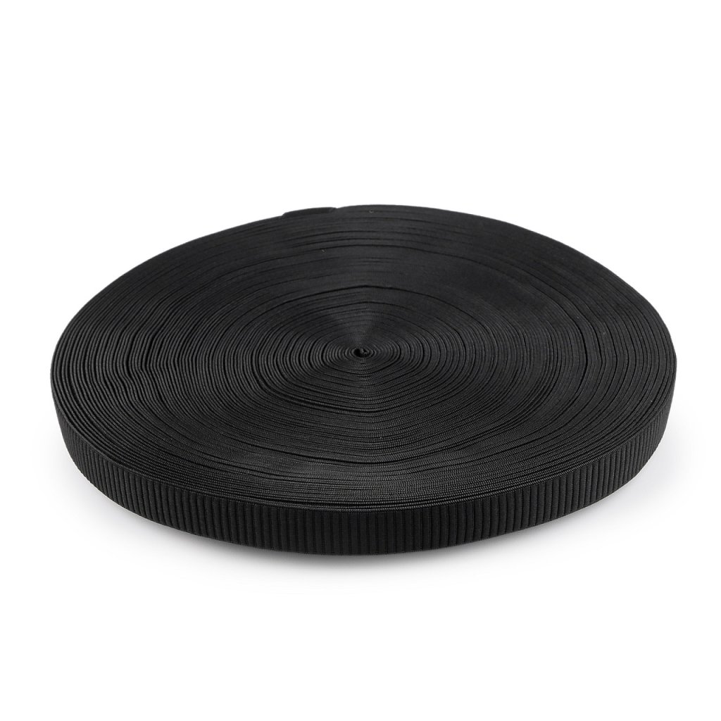 Pruženka měkká šíře 25 mm (Varianta černá, Balení 1 m)