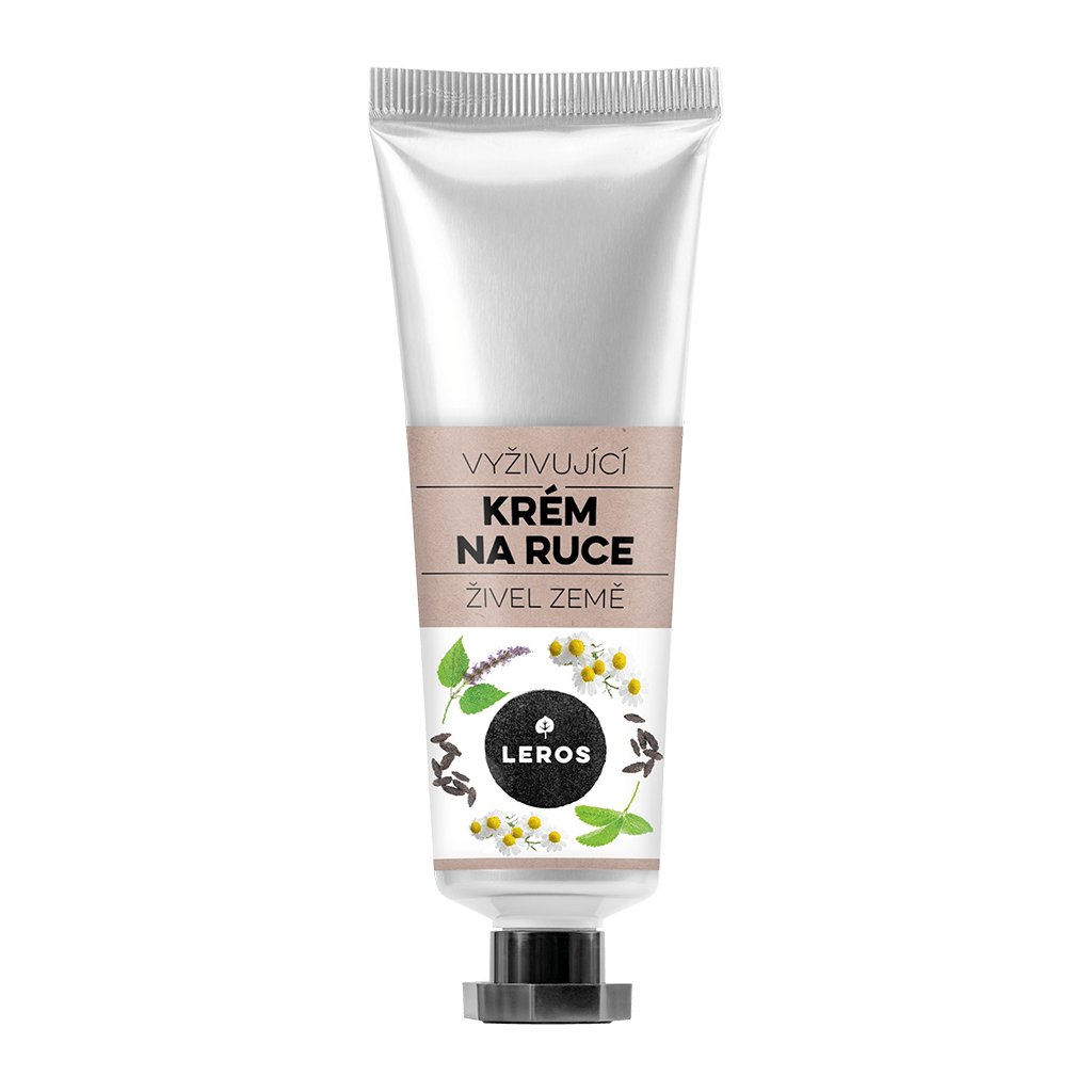 LEROS Krém na ruce BIO - Živel země 50 ml - s vůní pačuli a fazole tonky