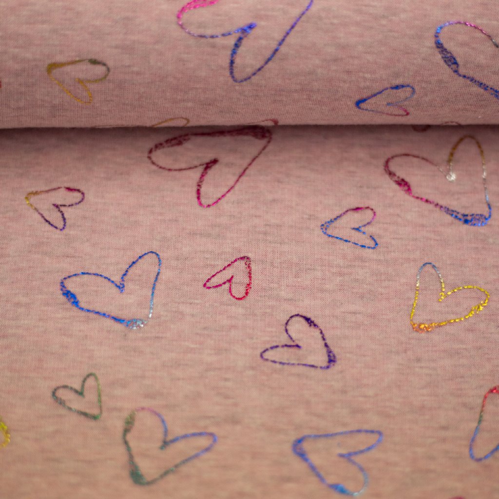 Warmkeeper - 3D srdíčka růžový melír