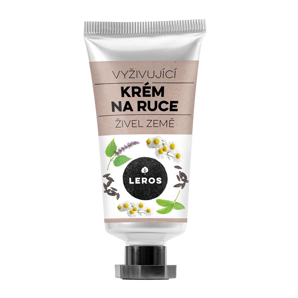 LEROS Krém na ruce BIO - Živel země 30 ml - s vůní pačuli a fazole tonky