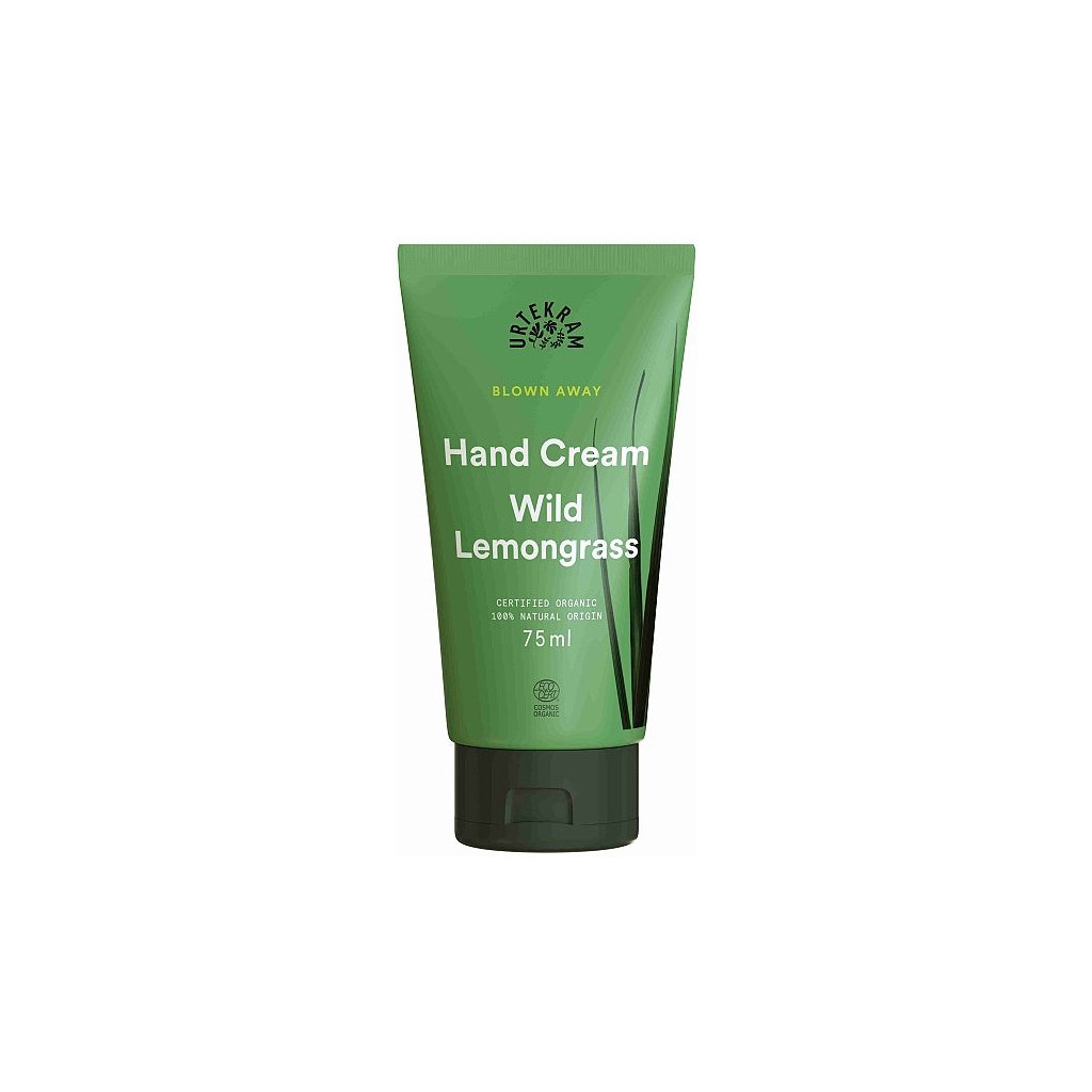 Urtekram Krém na ruce s citronovou trávou BIO (75 ml) - vyživuje a hydratuje pokožku