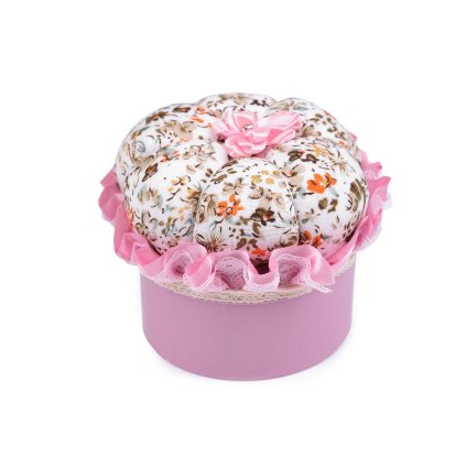 Jehelníček s úložným prostorem Ø8,5 cm (Varianta 1 krémová nejsvět. béžová, Balení 1 ks)