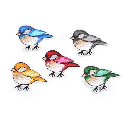 Nažehlovačka ptáček (Varianta 1 žlutá, Balení 1 ks)