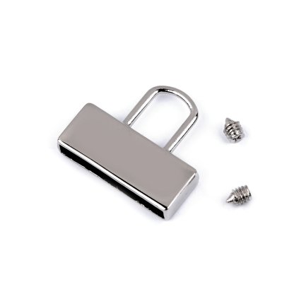 Kovová koncovka na popruhy šíře 20 mm (Varianta 1 nikl, Balení 2 ks)