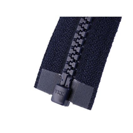 Kostěný zip YKK No 5 délka 50 cm bundový (Varianta 501 bílá, Balení 1 ks)