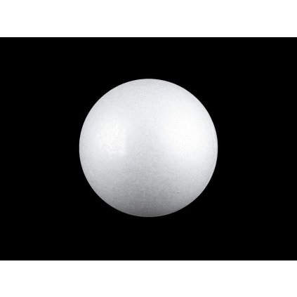 Koule Ø10 cm polystyren (Varianta 1 bílá, Balení 10 ks)