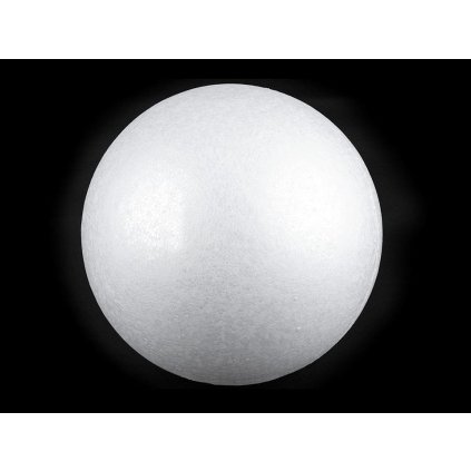 Koule Ø20 cm polystyren (Varianta bílá, Balení 1 ks)