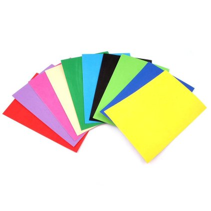 Samolepicí pěnová guma Moosgummi 20x30 cm (Varianta 1 bílá, Balení 2 ks)