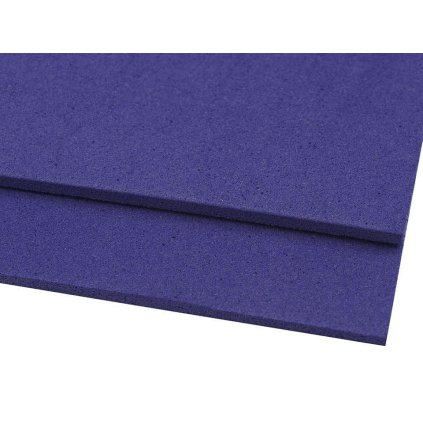 Pěnová guma Moosgummi 20x30 cm (Varianta 8 fialová sv., Balení 2 ks)