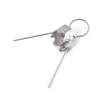 Očka na baňky / záponky s kaplíkem (Varianta 3 791/253/001 stříbrná, Balení 10 ks)