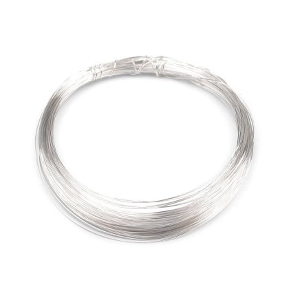 Drát měděný, lakovaný Ø0,3 mm (Varianta 1 stříbrná světlá, Balení 1 ks)