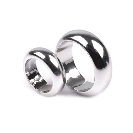 Dekorační svatební prsteny (Varianta 1 stříbrná, Balení 20 pár)