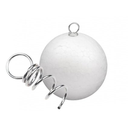 Očko na polystyrenové ozdoby 1x3 cm (Varianta 1 platina, Balení 10 ks)