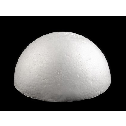 Polokoule Ø19 cm polystyren (Varianta bílá, Balení 1 ks)