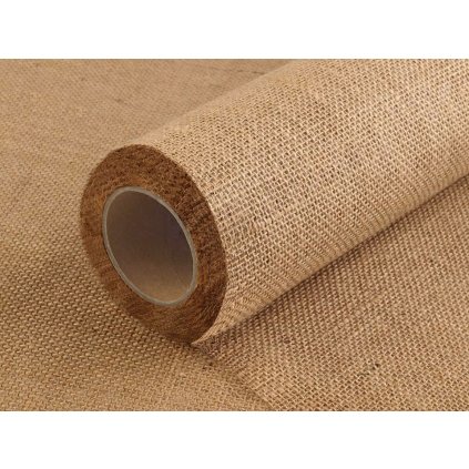 Přírodní juta šíře 48 cm metráž (Varianta 2 režná přírodní, Balení 4.5 m)