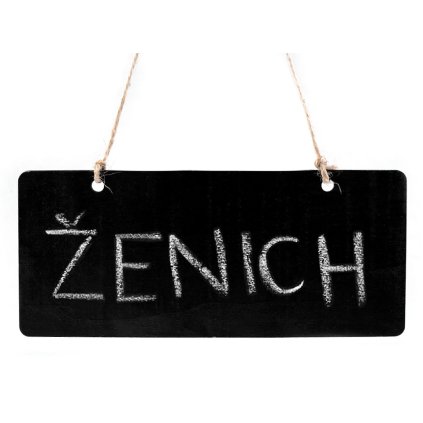 Tabulka se závěsem (Varianta černá, Balení 1 ks)