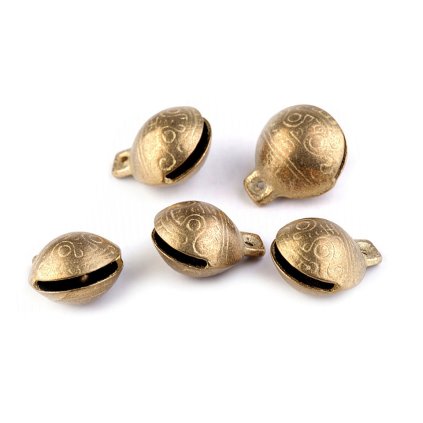 Rolničky mosazné s krásným zvukem 28x33 mm (Varianta mosaz, Balení 100 ks)