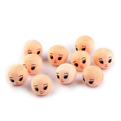 Vatové hlavičky Ø18 mm (Varianta 1 tělová, Balení 10 ks)