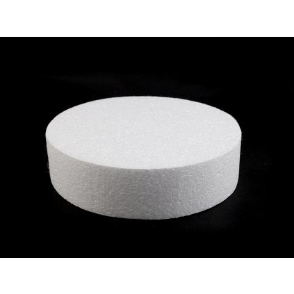 Dortový korpus / podstavec Ø20 cm polystyren (Varianta bílá, Balení 1 ks)