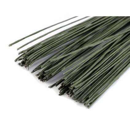 Floristický drát Ø1 mm, délka 40 cm (Varianta 2 zelená, Balení 10 ks)