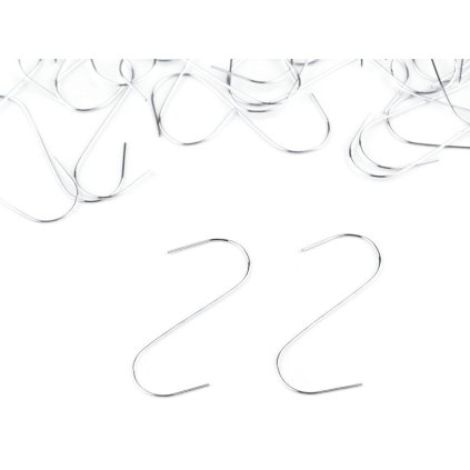 Vánoční háčky na ozdoby (Varianta 1 stříbrná, Balení 1 sáček)