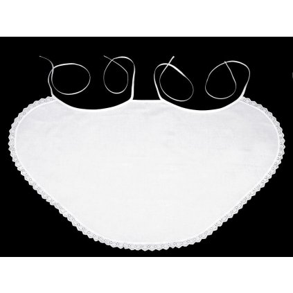 Svatební bryndák lemovaný madeirou - k dotvoření (Varianta bílá, Balení 1 krab.)