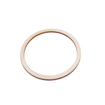 Dřevěný kruh Ø12 cm plochý (Varianta přírodní sv., Balení 2 ks)