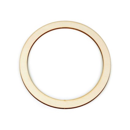 Dřevěný kruh Ø18 cm plochý (Varianta přírodní sv., Balení 2 ks)