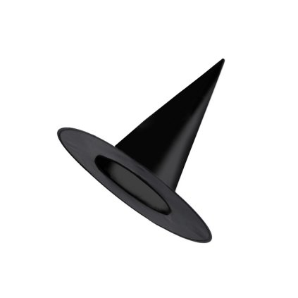 Karnevalový klobouk čarodějnický (Varianta černá, Balení 1 ks)