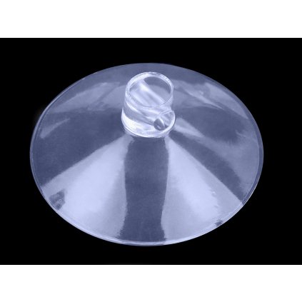 Přísavka k uchycení dekorace Ø40 mm (Varianta transparent modrá světlá, Balení 5 ks)