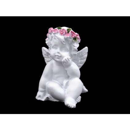 Dekorace anděl - malý (Varianta 1 bílá, Balení 1 ks)