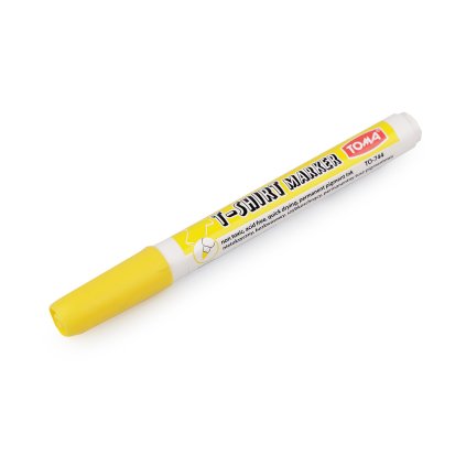 Fixy na textil (Varianta 1 žlutá, Balení 1 ks)