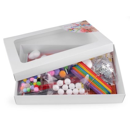 Kreativní sada dětské tvoření (Varianta 2 mix variant přírodní, Balení 1 sada)