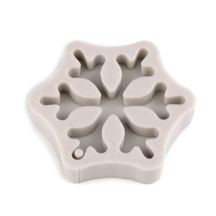 Silikonová forma vločky, vánoční motivy (Varianta 2 (20) růžová, Balení 1 ks)