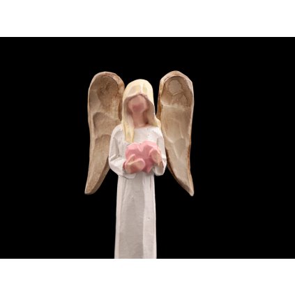 Dekorace anděl (Varianta 3 bílá, Balení 1 ks)