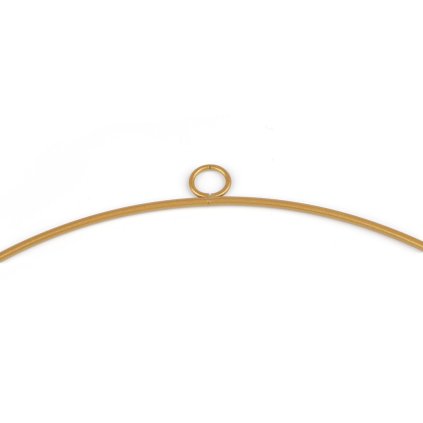 Kovový kruh Ø30 cm lakovaný (Varianta 1 zlatá mat, Balení 1 ks)