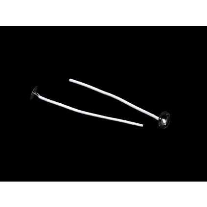 Knot na svíčky s plíškem 8,5 cm (Varianta bílá, Balení 100 ks)