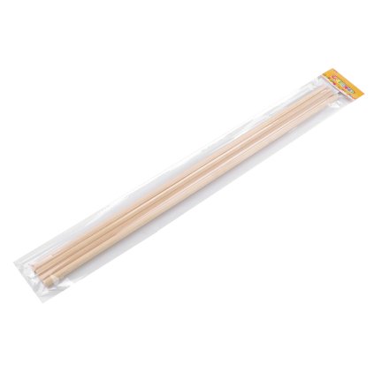 Dřevěné tyčky délky 50 cm macrame (Varianta přírodní sv., Balení 4 ks)