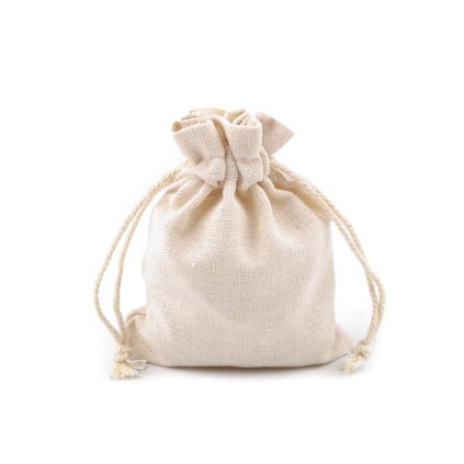 Dárkový pytlík 9x12 cm lněný (Varianta režná světlá, Balení 1 ks)