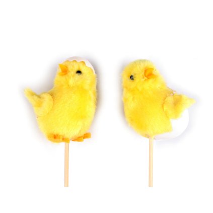 Zápich velikonoční kuřátko (Varianta 1 žlutá, Balení 2 ks)
