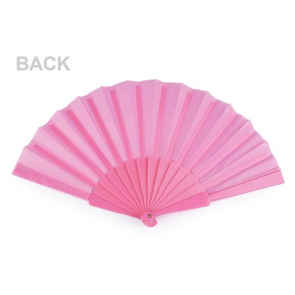 Vějíř textilní k dotvoření (Varianta 1 bílá, Balení 1 ks)