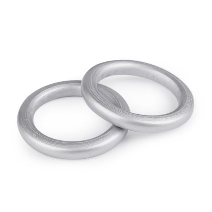 Dřevěný barevný kroužek vnější Ø70 mm (Varianta 1 bílá, Balení 10 ks)