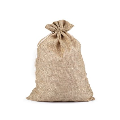 Dárkový pytlík mikulášský 19,5x27 cm imitace juty (Varianta 2 hnědá, Balení 1 ks)