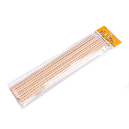 Dřevěné tyčky délky 25 cm macrame