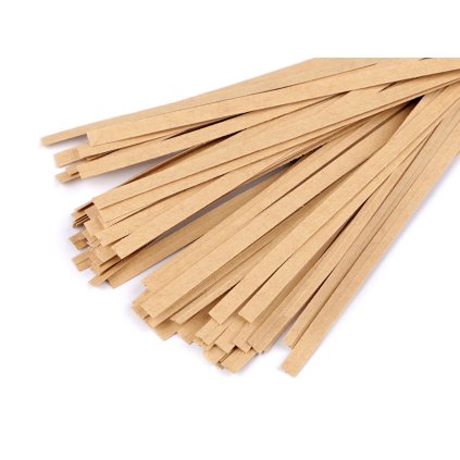 Vázací drátek v papíru délka 10 cm (Varianta 1 hnědá přírodní, Balení 1 sáček)