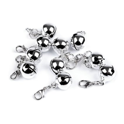 Rolnička s karabinkou Ø13 mm (Varianta 1 stříbrná, Balení 20 ks)