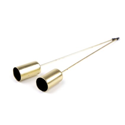 Bodce na svíčky Ø2,2 cm 2. jakost (Varianta 2 zlatá sv., Balení 4 ks)