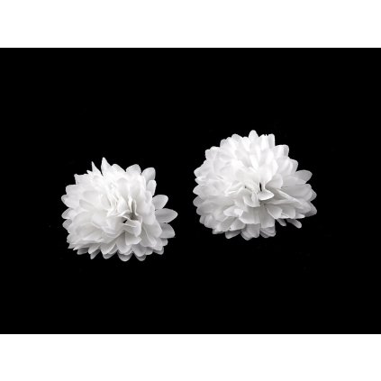 Umělý květ chryzantéma Ø5 cm (Varianta 1 bílá, Balení 10 ks)