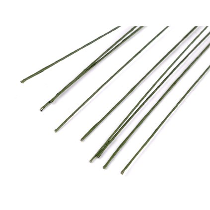 Floristický drát Ø0,8 mm délka 60 cm (Varianta 1 zelená, Balení 10 ks)